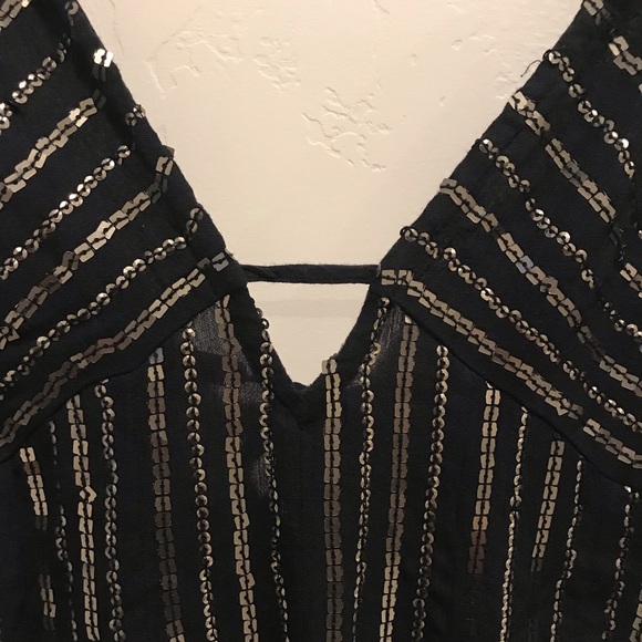 Free People Embellished Mini Dress Large - Picture 5 of 6